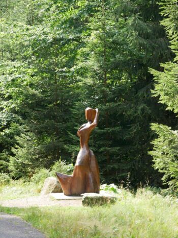 Cesta na protrženou přehradu Desná